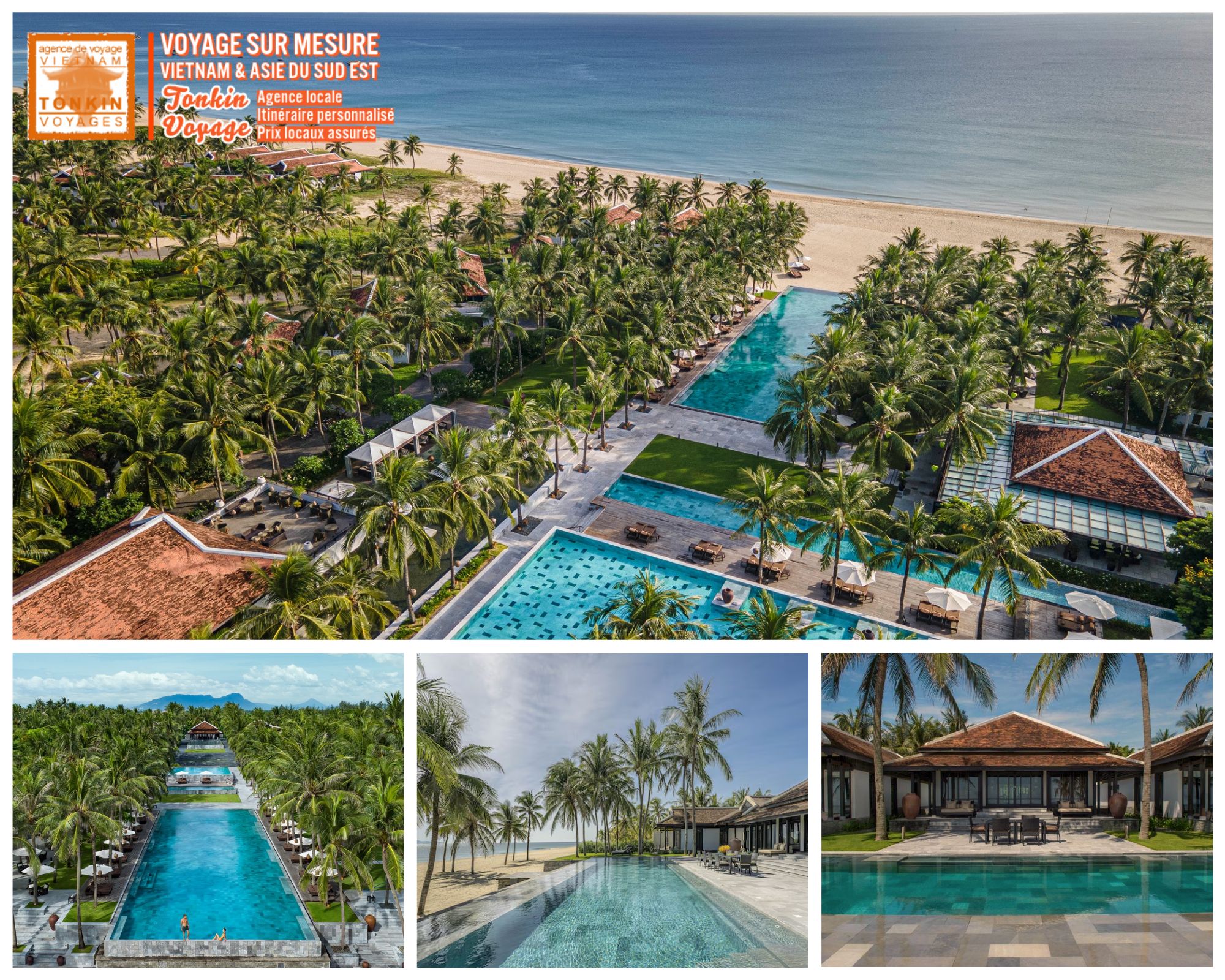 Les plus belles piscines du Vietnam Piscine four seasons Resort The Nam Hai &agrave; Hoi An